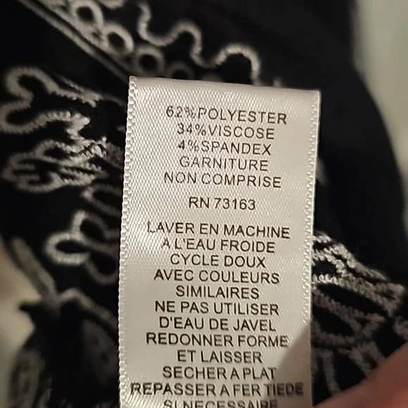 Cupio long sleeved open sweater black & white soft & Comfy NWT - Picture 10 of 13